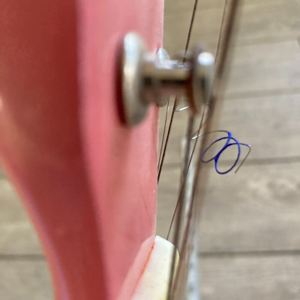 Retro Pink 6 String Ukulele - Picture 8 of 11
